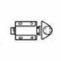 Magnetic Push Catch - Nylon - Brown...- W4