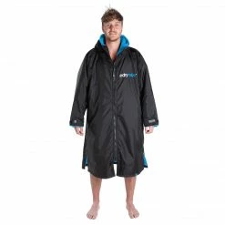 Dryrobe Advance Long Sleeve BLACK BLUE - RECYCLED