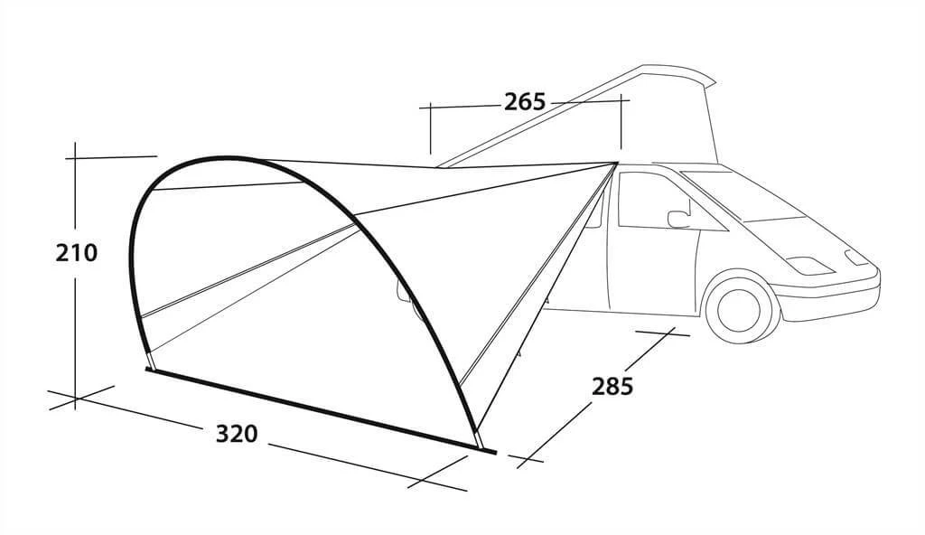 Outwell Touring M Canopy Drive Away Awnings