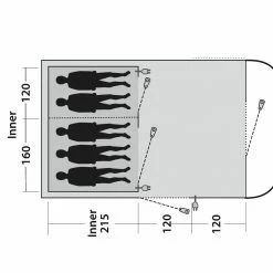 Outwell Lawndale 500 Tent TENTSTENTS