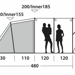 Outwell Lawndale 500 Tent TENTSTENTS