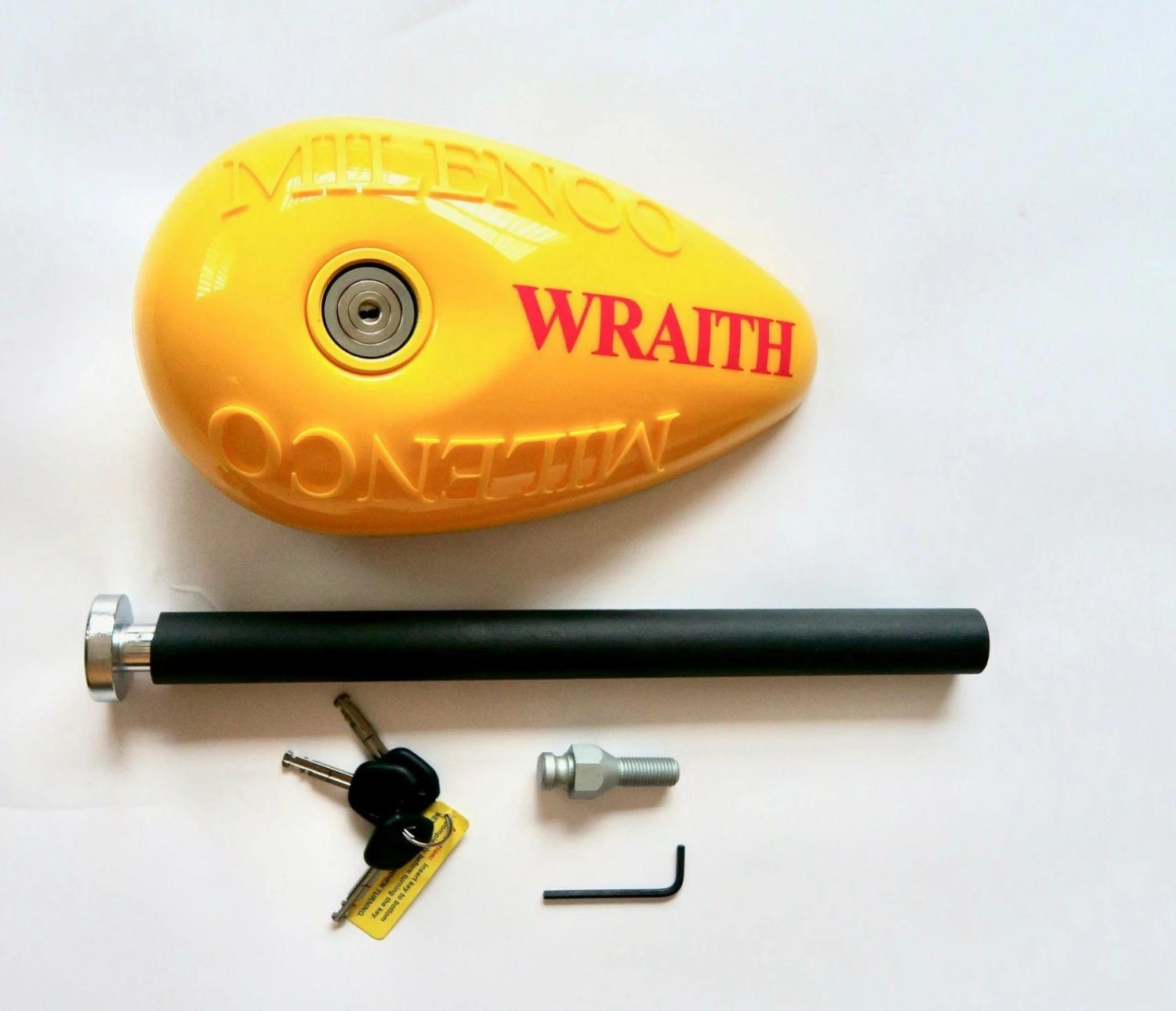Milenco Wraith Wheel Lock CARAVAN & MOTORHOME