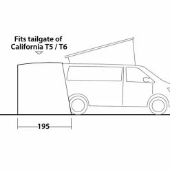 Easy Camp Crowford Rear Tailgate Awning