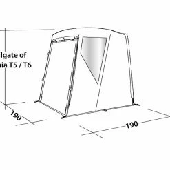 Easy Camp Crowford Rear Tailgate Awning