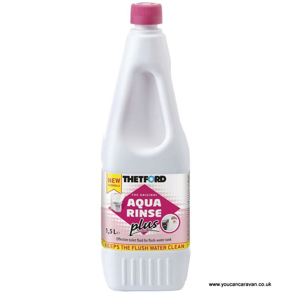 Thetford Aqua Rinse Toilet Flush Tank Additive 1.5 Litre CARAVAN & MOTORHOME