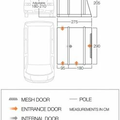 Vango Faros II Low Air Drive Away Awning Drive Away Awnings
