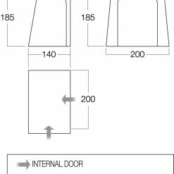 Drive Away Awnings Vango Sports Awning Inner Bedroom - BR004