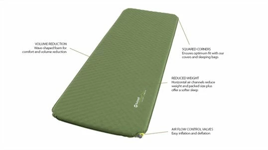 Outwell Dreamcatcher 12cm Single XL Self Inflating Mat Dreamcatcher SLEEPING