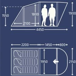 TENTSTENTS Kampa Brean 3 Poled Tent Package