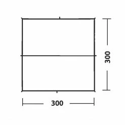 TENTSTENTS Easy Camp Tarp 3 X 3 M