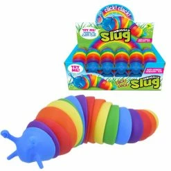 Kandy Toys Rainbow Wriggle Noisy Slug Fidget