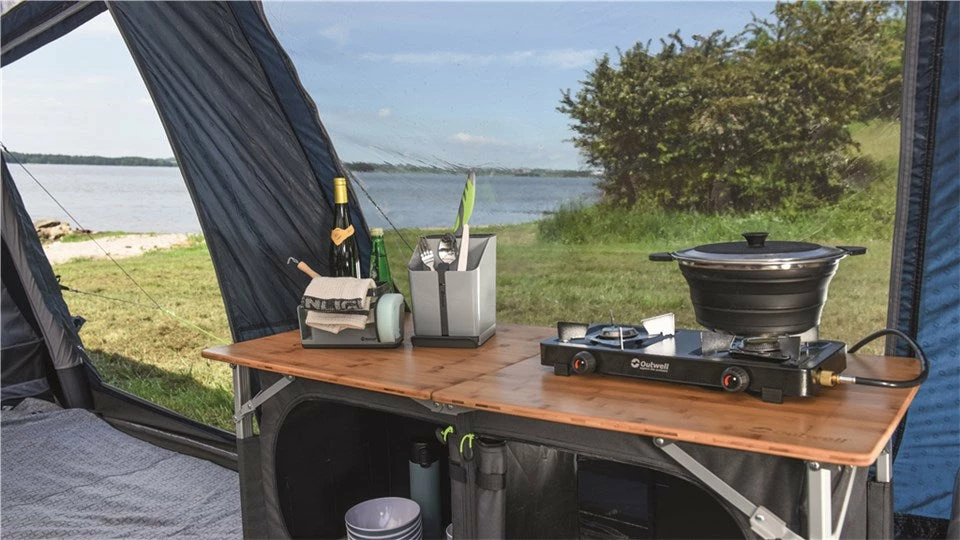 Camp Kitchen And Storage Outwell Padres Double Kitchen Table