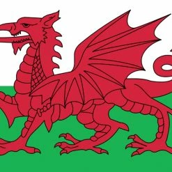 Spirit Of Air Wales Welsh Dragon Flag 5ft By 3Ft