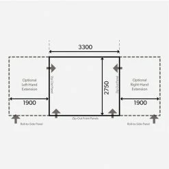 CARAVAN AWNINGS Dometic Club AIR Pro 330 S Awning 2022