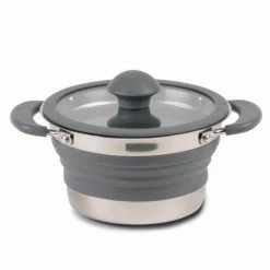 Kampa Folding Saucepan 3LTR (Grey) COOKING