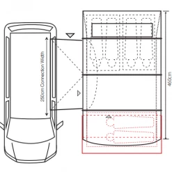 Outdoor Revolution Awnings For T5 Cayman Curl XLE F/G Low Drive Away Awning