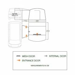 Vango Cove II Poled Drive Away Awning Drive Away Awnings