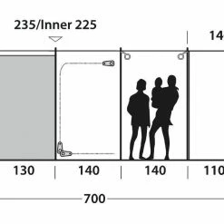 Outwell Vermont 7PE Tent 2022