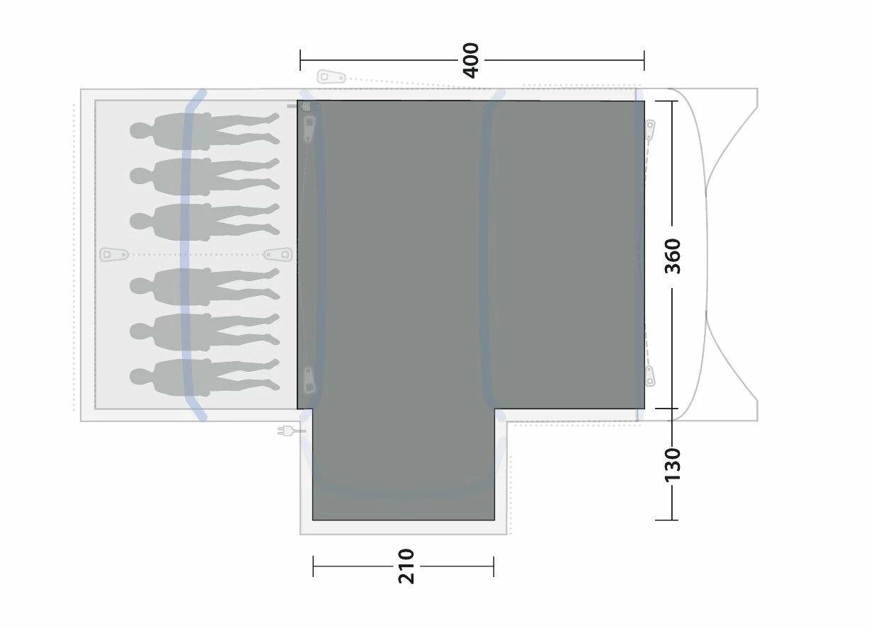 TENTSTENTS Outwell Lawndale 500 Woven Carpet