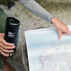 Klean Kanteen Insulated TK Wide With Café Cap 473ml - Brushed Steel