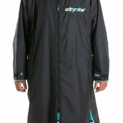 Dryrobe Advance Long Sleeve BLACK BLUE - RECYCLED