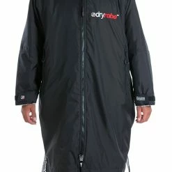 Dryrobe Advance Long Sleeve BLACK GREY - RECYCLED