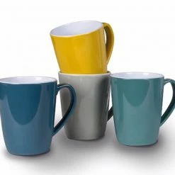 Kampa Heritage Mug Set Of 4 - Mixed Colours