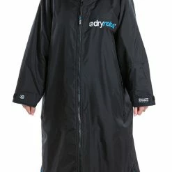 Dryrobe Advance Long Sleeve BLACK BLUE - RECYCLED