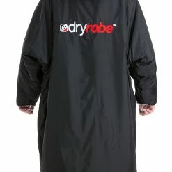 Dryrobe Advance Long Sleeve BLACK GREY - RECYCLED