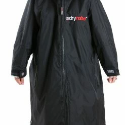 Dryrobe Advance Long Sleeve BLACK GREY - RECYCLED