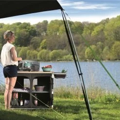 Outwell Padres XL Kitchen Table Bamboo Tabletop COOKING