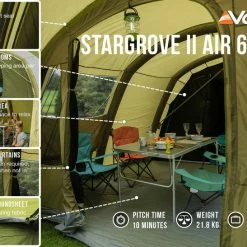 Vango Stargrove II 600XL Airbeam Tent Package (2022) TENTSTENTS