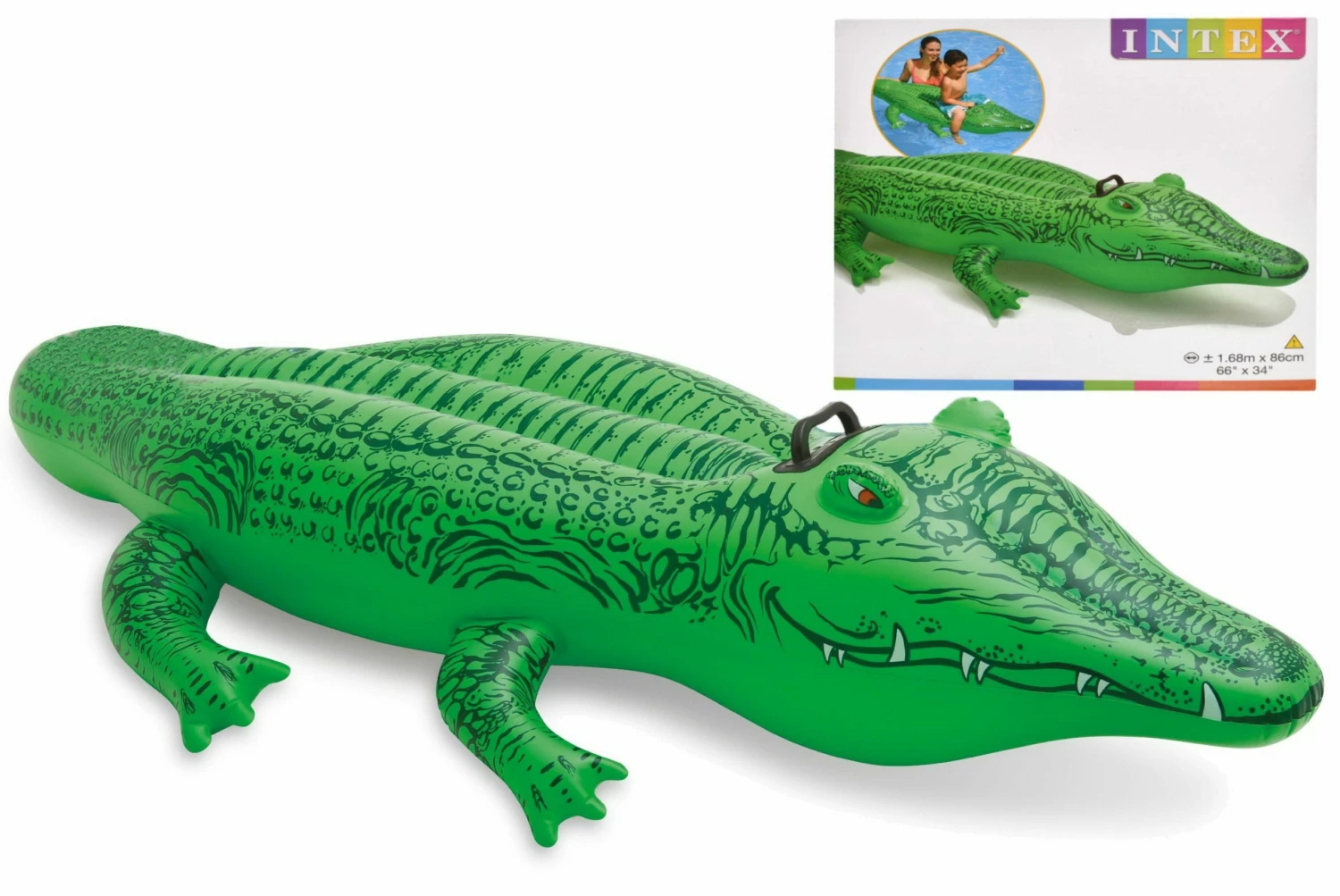 Intex Inflatable Lil Alligator Ride On Beach Toy OUTDOOR LIVING