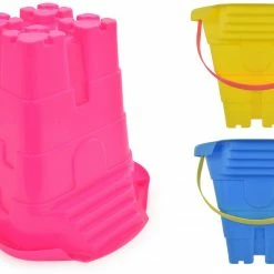 Kandy Toys Large Square Castle Bucket