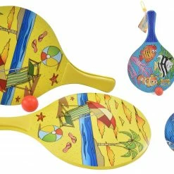 Kandy Toys Wooden Beach Bats & Ball Set