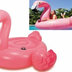 Intex Inflatable Flamingo Ride On Beach Toy OUTDOOR LIVING