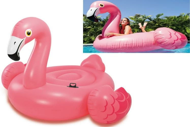 Intex Inflatable Flamingo Ride On Beach Toy OUTDOOR LIVING