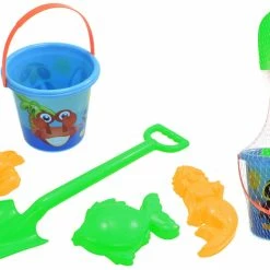 Kandy Toys Blue Bucket Spade & Mould Set OUTDOOR LIVING