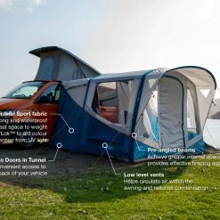 Vango Tolga Air VW Drive Away Awning - Blue Drive Away Awnings