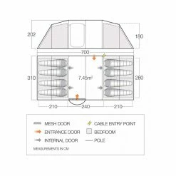 Vango Stanford II 850 XL Tent - 2021 Model