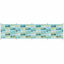 CAMPING ACCESSORIES VW 5 Pole Windbreak (Blue)