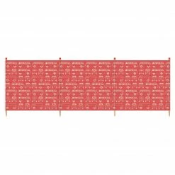 CAMPING ACCESSORIES VW Yello 4 Pole Windbreak (RED)