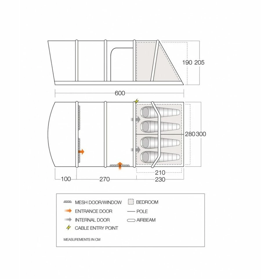 Vango Aether 450XL Air Tent TENTSTENTS