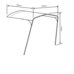 Outdoor Revolution Airedale 5.0s Sun Canopy