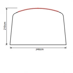 Outdoor Revolution Airedale 5.0s Sun Canopy