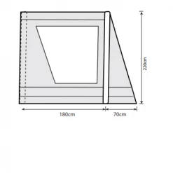 TENTSTENTS Outdoor Revolution Airedale 7SE And 9SE Front Porch Extension