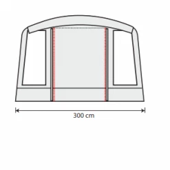 Outdoor Revolution Airedale Side Porch Awning