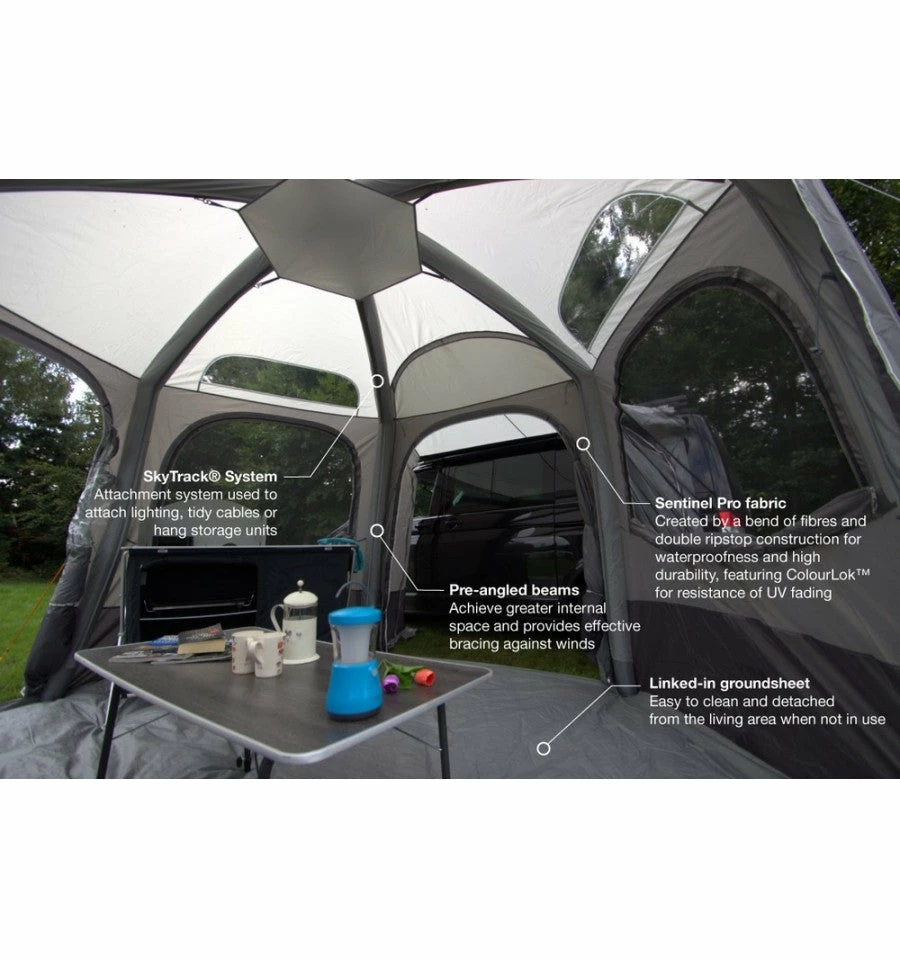 Vango Airhub Hexaway II Tall Drive Away Awning Drive Away Awnings