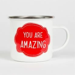 Sass And Belle Enamel You Are Amazing Mug