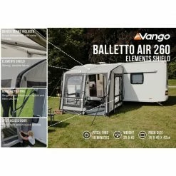 Vango Balletto 260 Air Awning Elements Shield CARAVAN AWNINGS